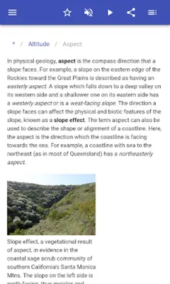 Physical geography android App screenshot 12